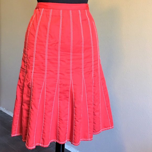 CITY DKNY stretch cotton flare skirt - Picture 2 of 9